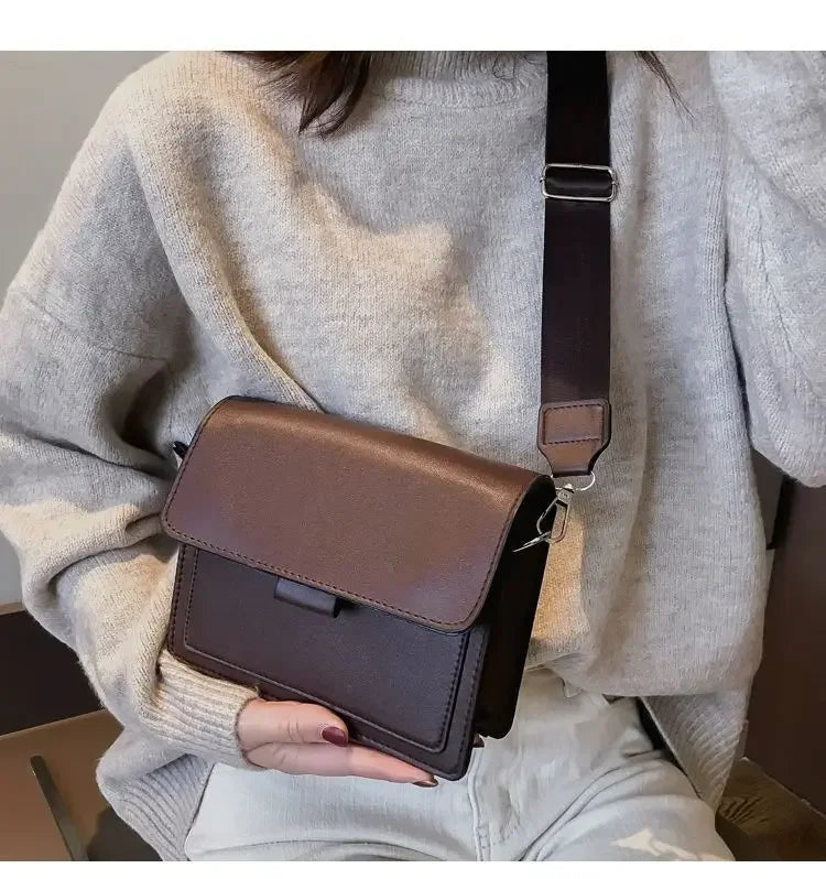 Crossbody Bag PU Leather Bags for Women Travel Handle