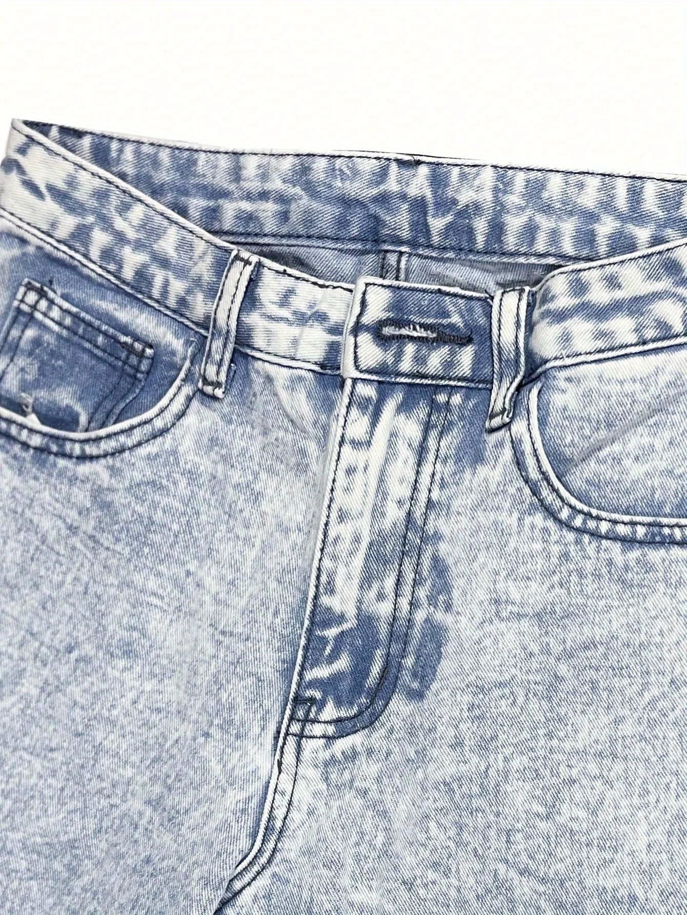 Casual, simple, cute, and sweet jeans for girls, featuring pink bow embroidery