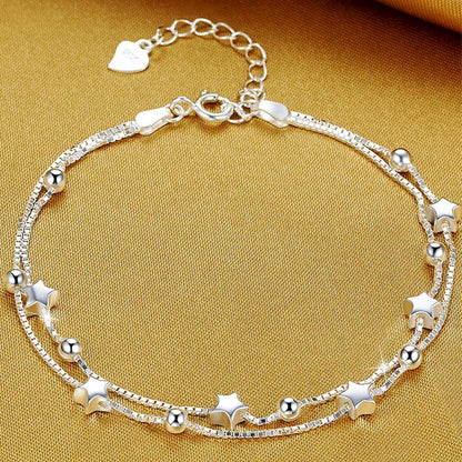 VENTFILLE 925 Sterling Silver Line Extremely fine Bracelet