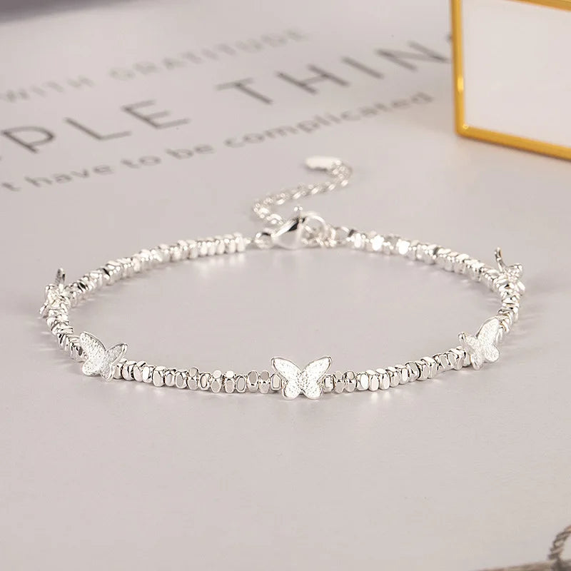 VENTFILLE 925 Sterling Silver Butterfly Bracelet