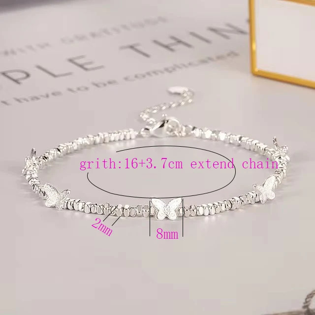 VENTFILLE 925 Sterling Silver Butterfly Bracelet
