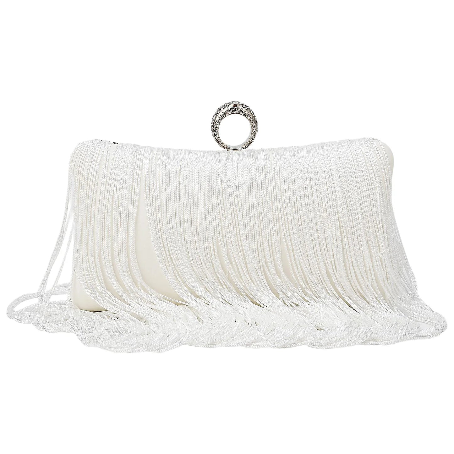 Evening Bag for Women Long Tassel Design Clutch Purses For Wedding Cocktail Prom