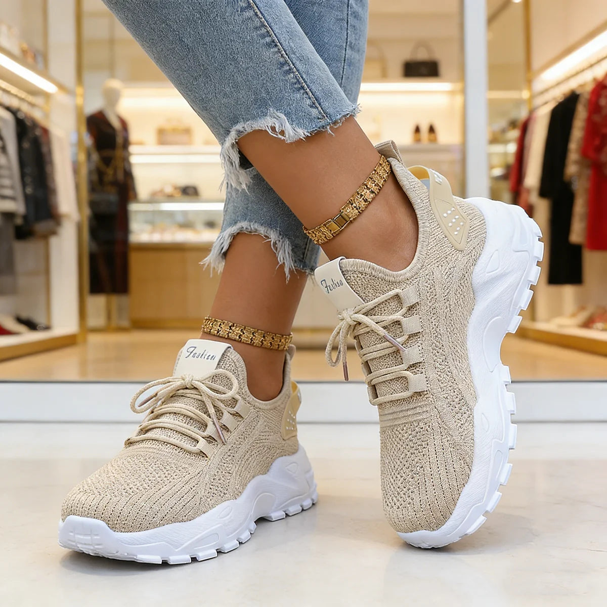 Women's shoes Breathable single-mesh casual and versatile sports shoe