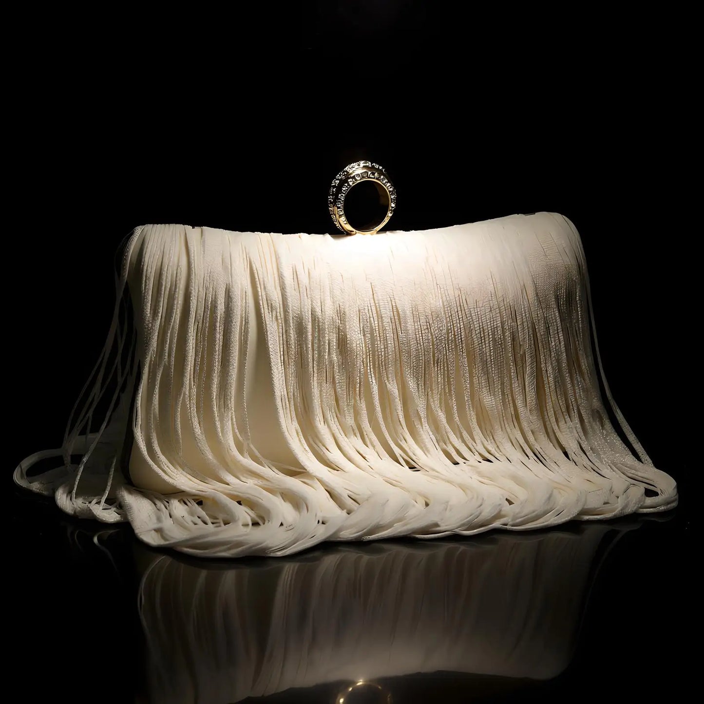 Evening Bag for Women Long Tassel Design Clutch Purses For Wedding Cocktail Prom
