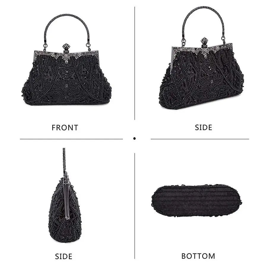 Vintage Beaded Clutch Evening Bags