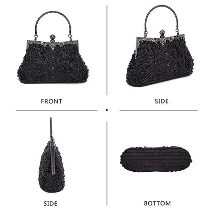 Vintage Beaded Clutch Evening Bags