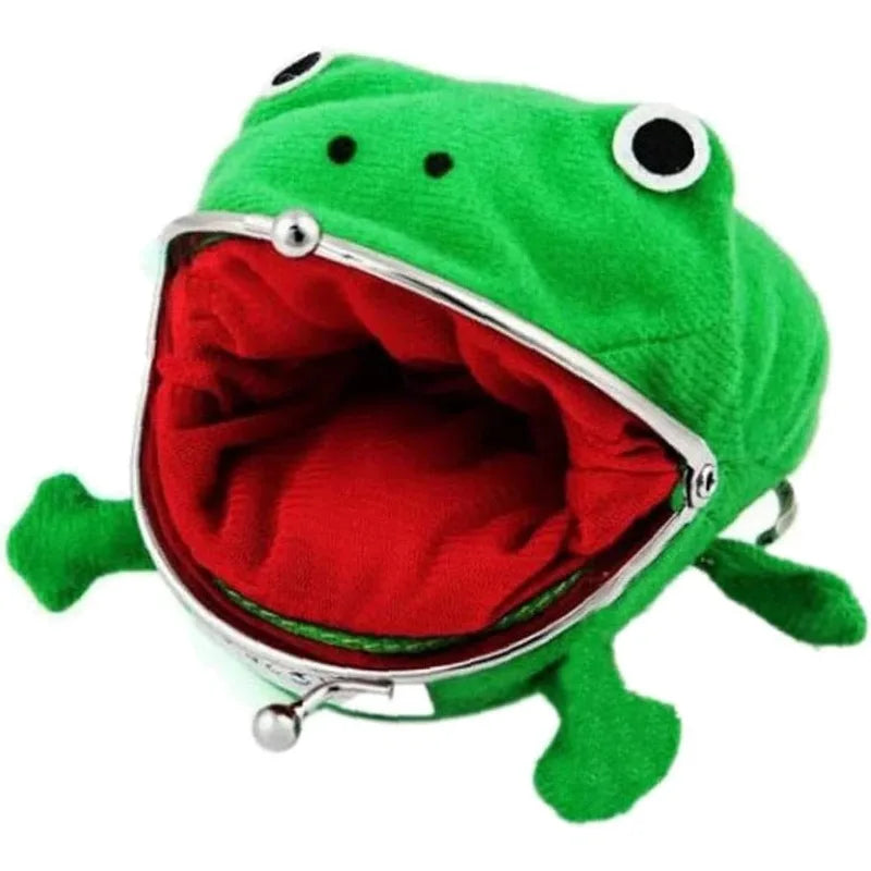 Plush Frog Coin Wallet