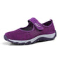 Summer Women Casual Flats Fabric Hoop & Loop Soft Comfy
