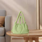 Nylon Solid Backpack Large Capacity Puffy Purse