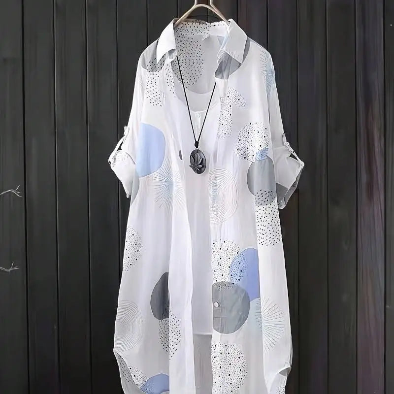 PLUS SIZE Women's Shirt - Loose Comfortable Chic Blouse