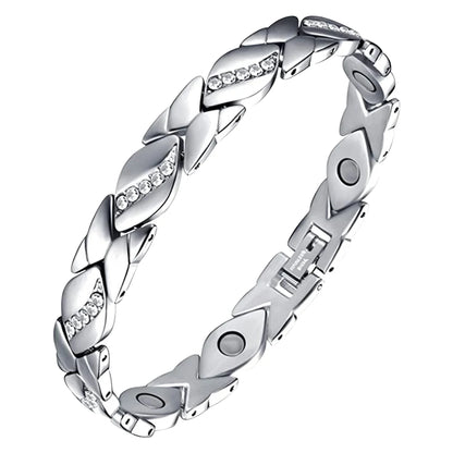 Leaves Magnetic Bracelet with 3500 Gauss Magnetic Therapy Bracelet Pure Copper for Women Men Jewelry Gift