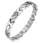 Leaves Magnetic Bracelet with 3500 Gauss Magnetic Therapy Bracelet Pure Copper for Women Men Jewelry Gift