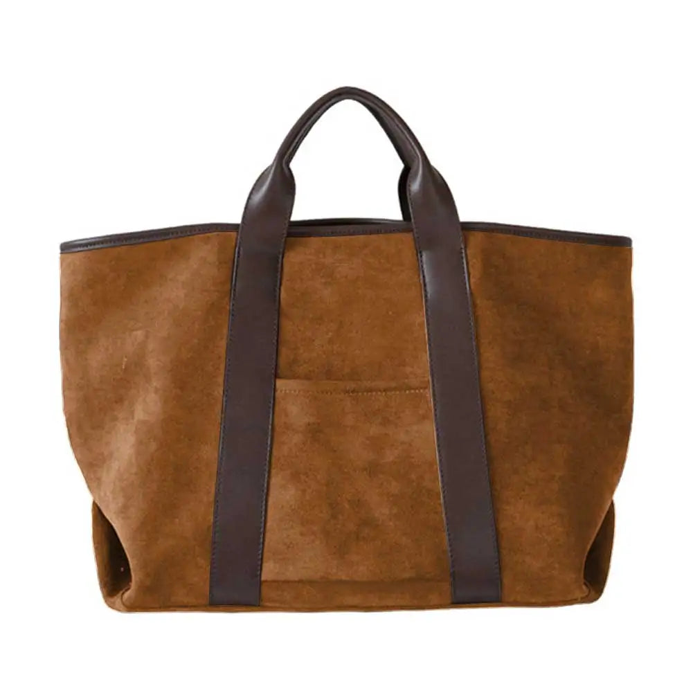 Tote Bag for Women Large Capacity Satchel, Suede