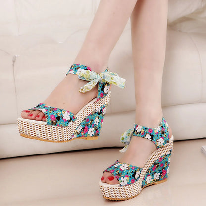 Wedge Heeled Sandals for Women Summer Casual