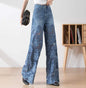 Lace Patchwork Hollow Niche Jeans