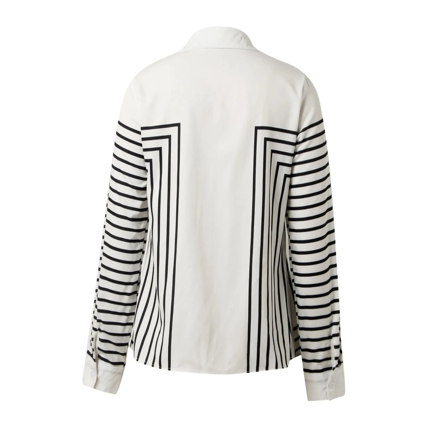 Women Casual Lapel Cotton Linen Shirt Long Sleeve Button Up Top