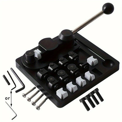 Metal Ring Bender Machine Jewelry Making Tool for Gold Silver Copper Round Forming Rolling Press DIY Craft Kit