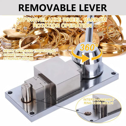 Ring Bending Machine Kit for Earring Finger Ring Jewelry Making Wooden Metal Bender III