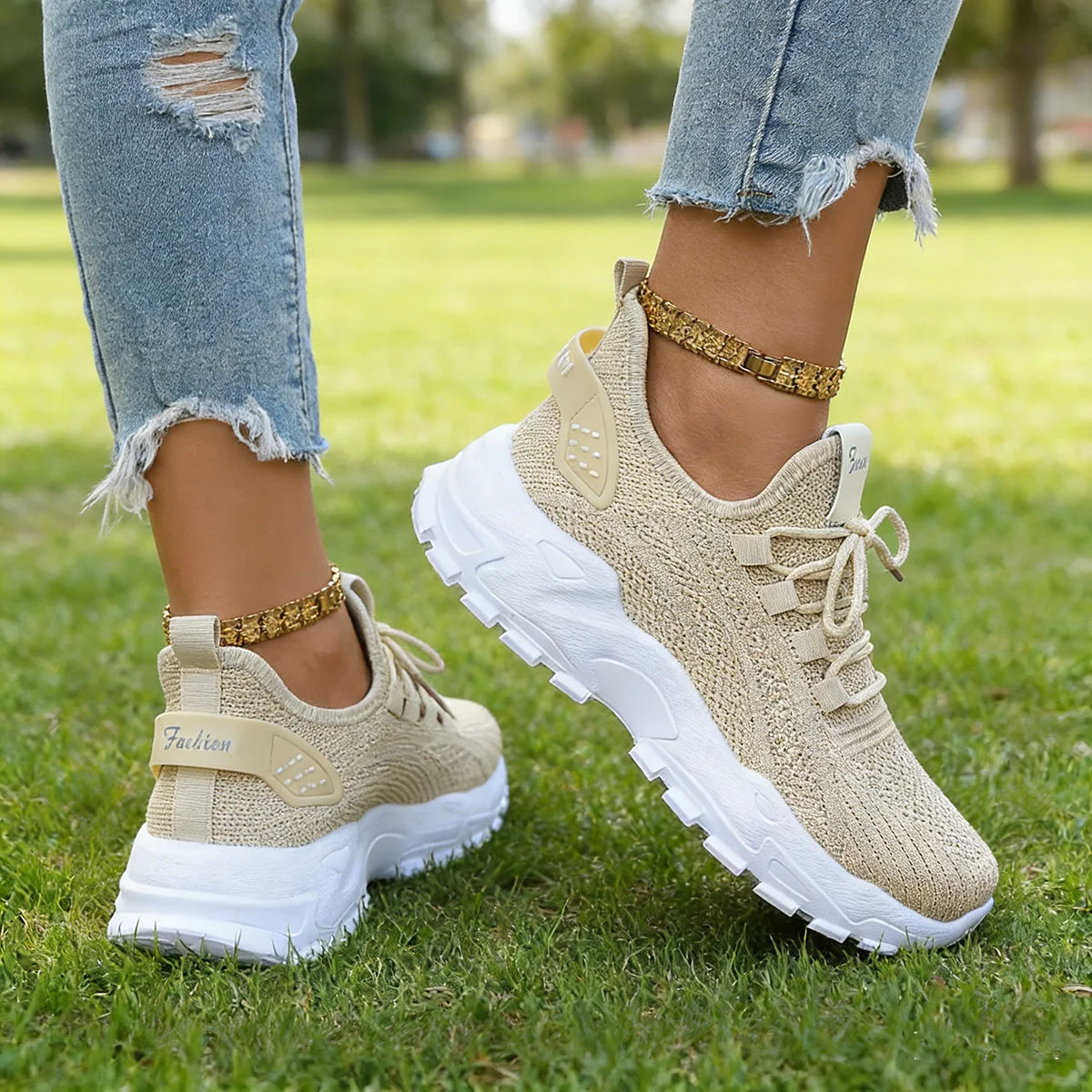 Women's shoes Breathable single-mesh casual and versatile sports shoe