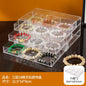 Large Capacity Multi-Layer Desktop Drawer Style Jewelry Box Earring Ring