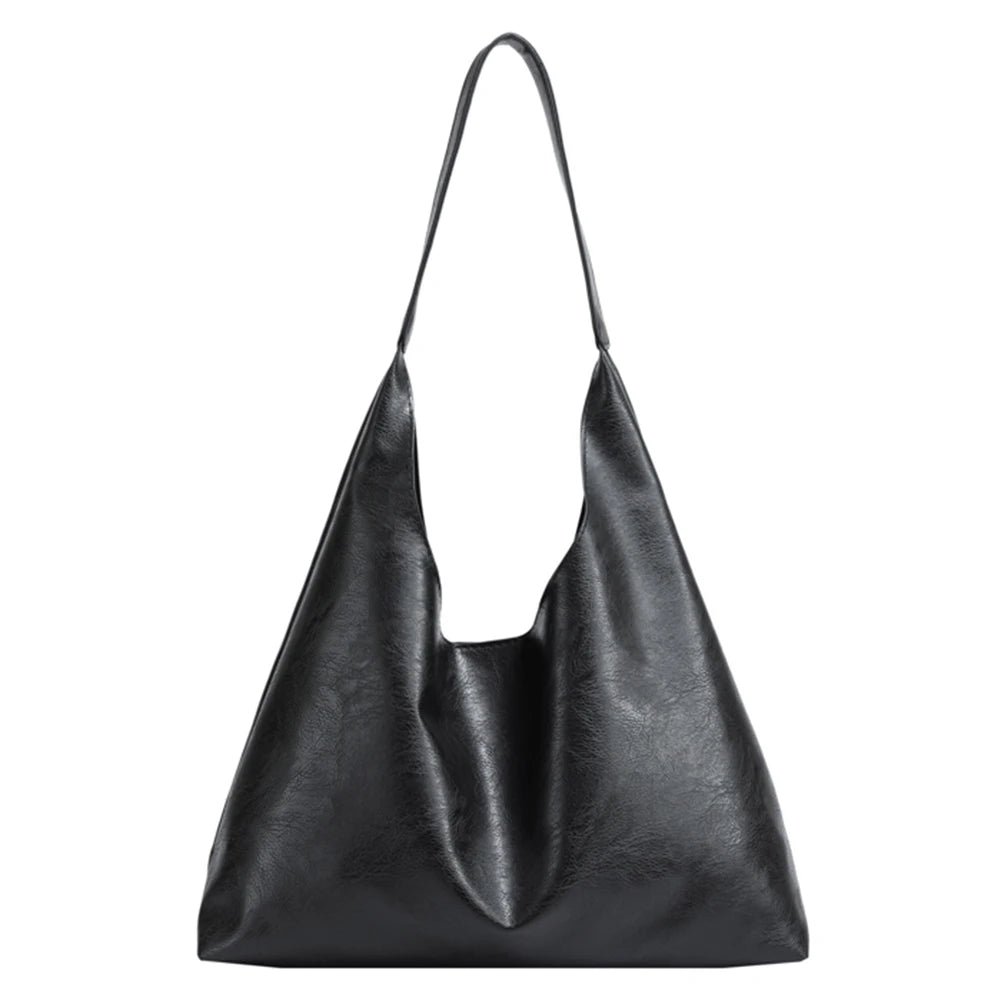 Large Capacity Women PU Soft Leather Tote Bag