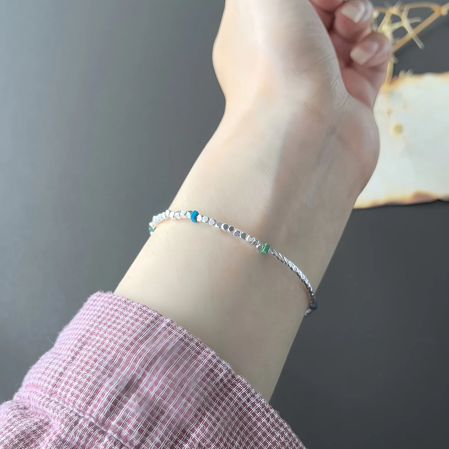 VENTFILLE 925 Sterling Silver Line Extremely fine Bracelet