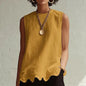 Fashion Spring Round Neck Hem Blouse