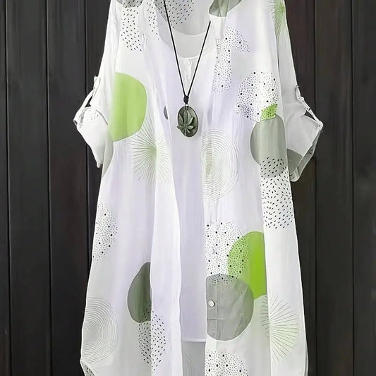 PLUS SIZE Women's Shirt - Loose Comfortable Chic Blouse