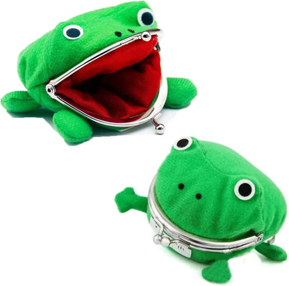 Plush Frog Coin Wallet