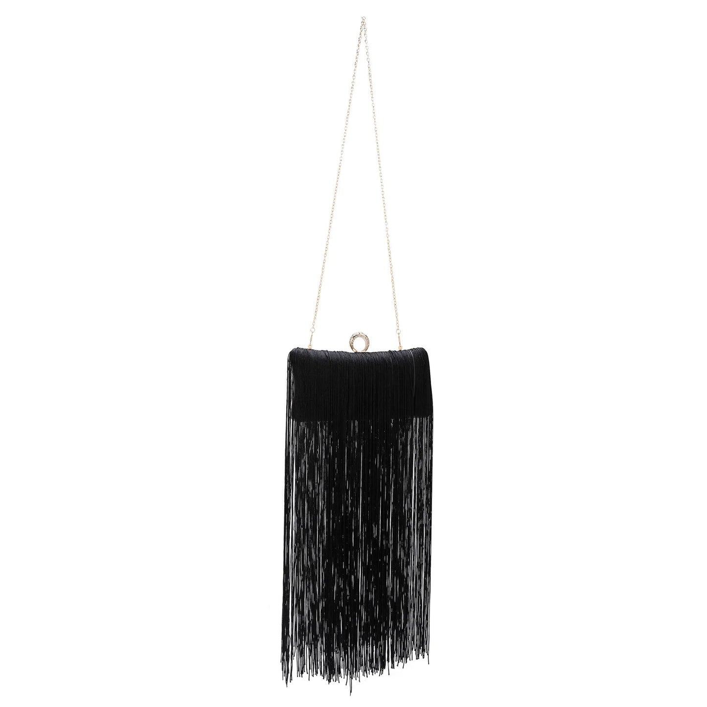 Evening Bag for Women Long Tassel Design Clutch Purses For Wedding Cocktail Prom