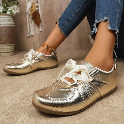 Sweet Ribbon Bowknot Ballet Flats