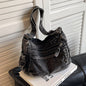 Women Casual Large Capacity Denim Messenger Bag Adjustable Strap