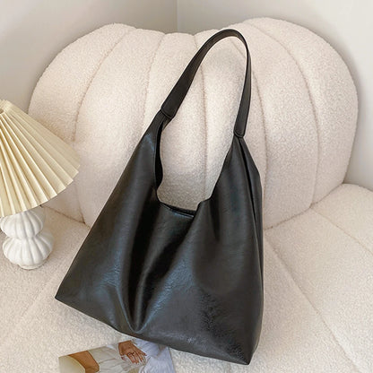 Large Capacity Women PU Soft Leather Tote Bag