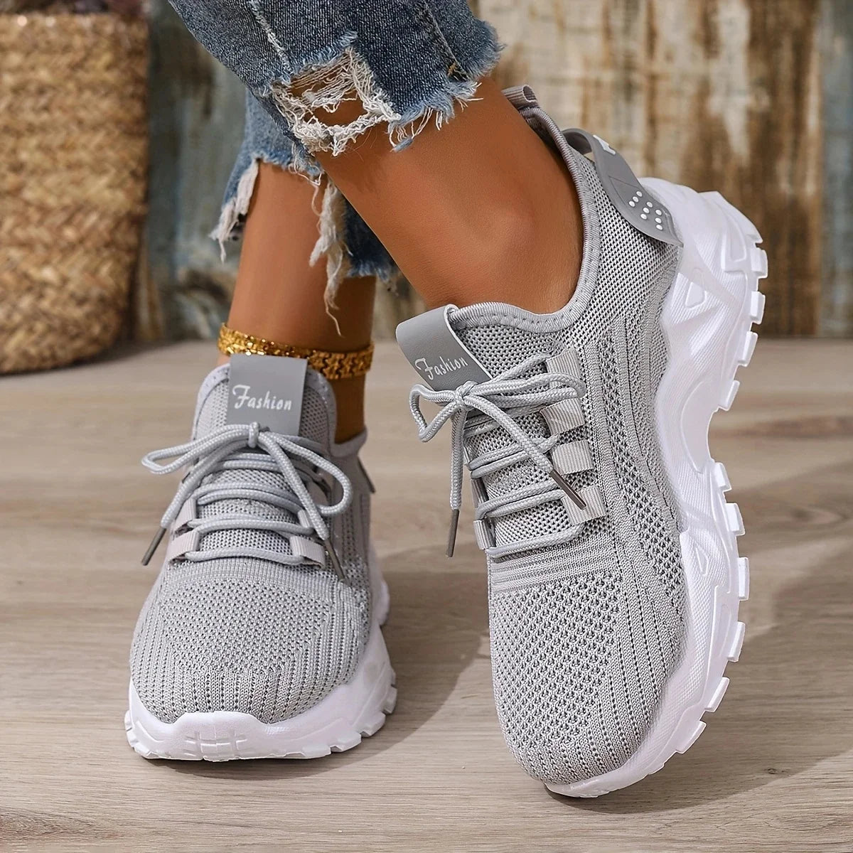 Women's shoes Breathable single-mesh casual and versatile sports shoe
