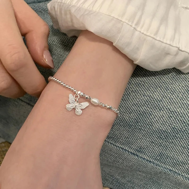 VENTFILLE 925 Sterling Silver Butterfly Bracelet