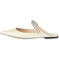 2025 New Fashionable Fine Heeled Muller Shoes with Pointed Water Diamond Chain Banquet