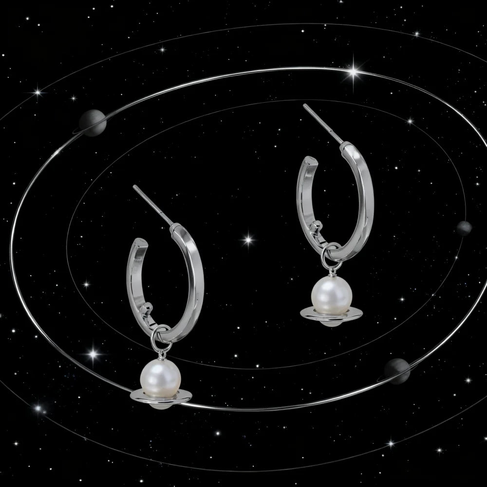 2025 New S925 Pure Silver LAYLA Small Pearl Earrings Women's High-end Jewelry