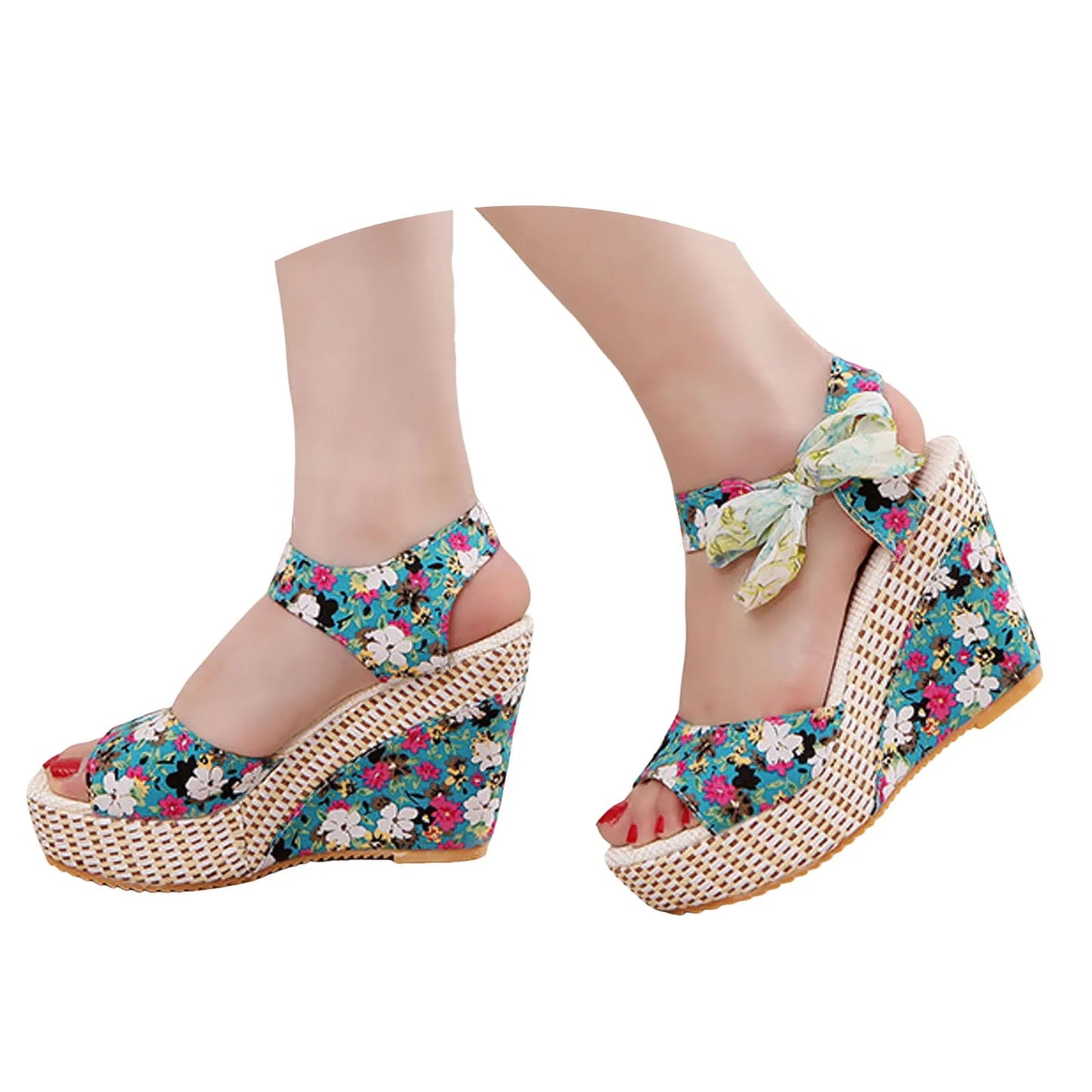 Wedge Heeled Sandals for Women Summer Casual