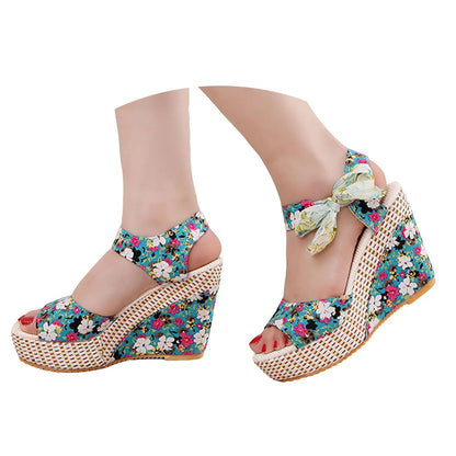 Wedge Heeled Sandals for Women Summer Casual