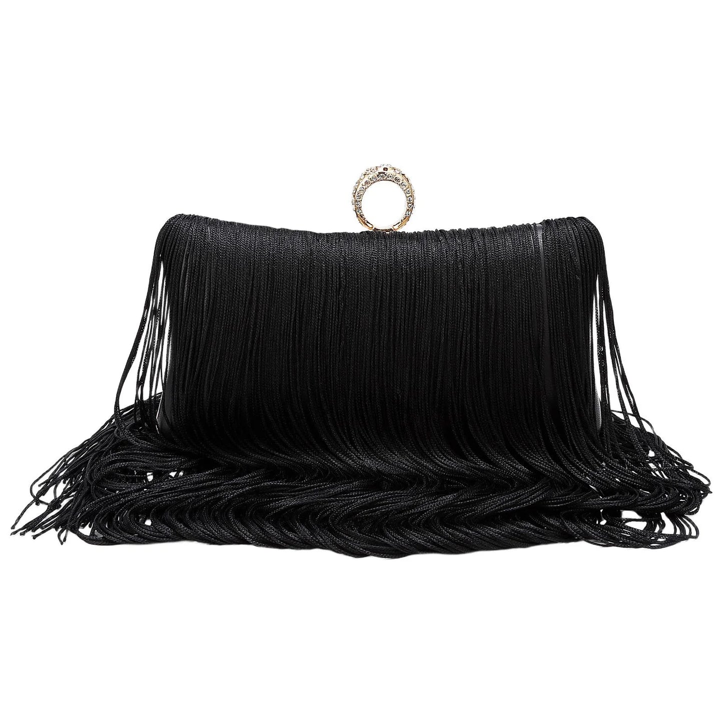 Evening Bag for Women Long Tassel Design Clutch Purses For Wedding Cocktail Prom