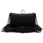 Evening Bag for Women Long Tassel Design Clutch Purses For Wedding Cocktail Prom