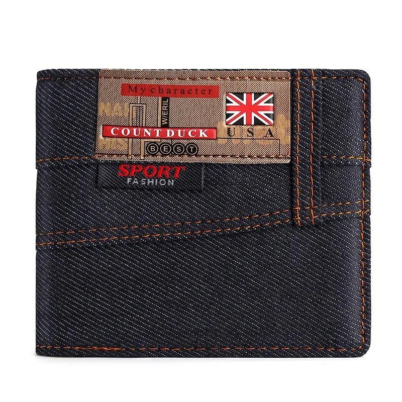 Wallet Coin Bag Long Style Purse Denim