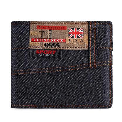 Wallet Coin Bag Long Style Purse Denim