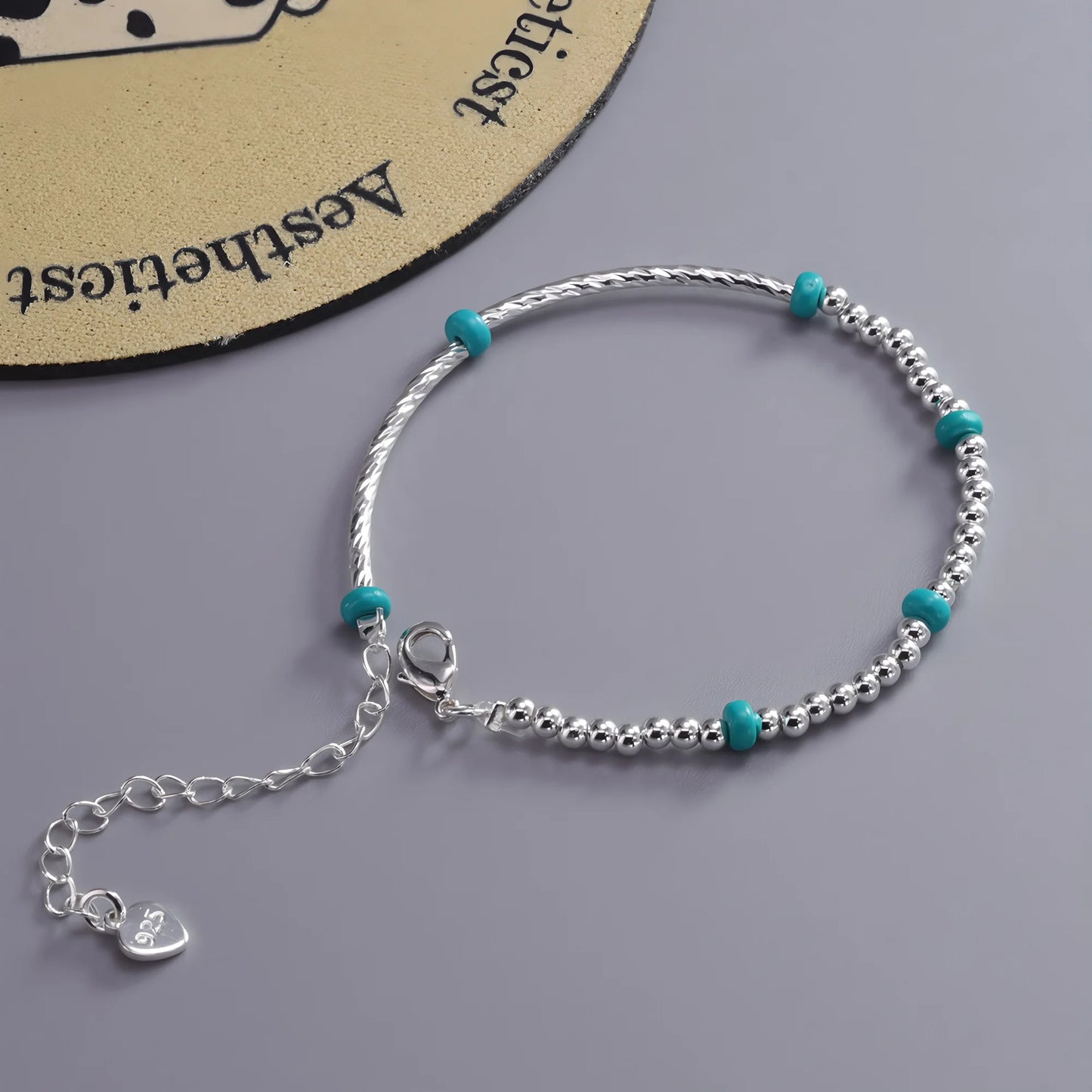VENTFILLE 925 Sterling Silver Line Extremely fine Bracelet