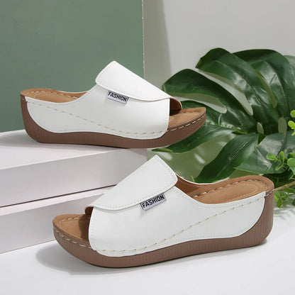 Lightweight Open Toe Flat Sandals – Perfect for Summer and Casual Outings