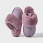 Winter Fur Cotton Slippers For Women Soft Comfort