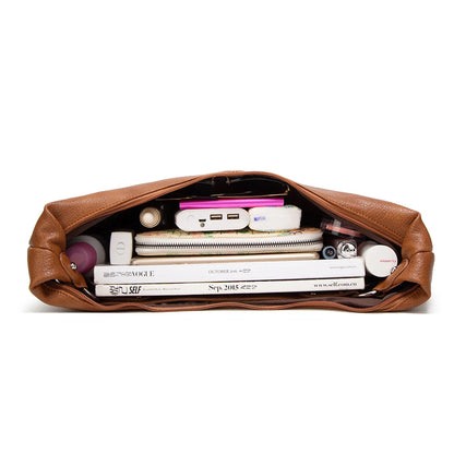 Pahajim Handbag and Wallet Set for Women leather Shoulder Bag