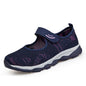 Summer Women Casual Flats Fabric Hoop & Loop Soft Comfy