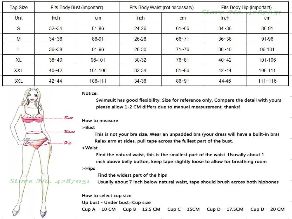 Underwire Women Sexy Swimsuit 2 Piece