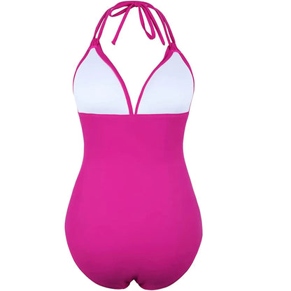 One-Piece Large Size Swimwear 4XL Push Up Women Plus Size Swimsuit